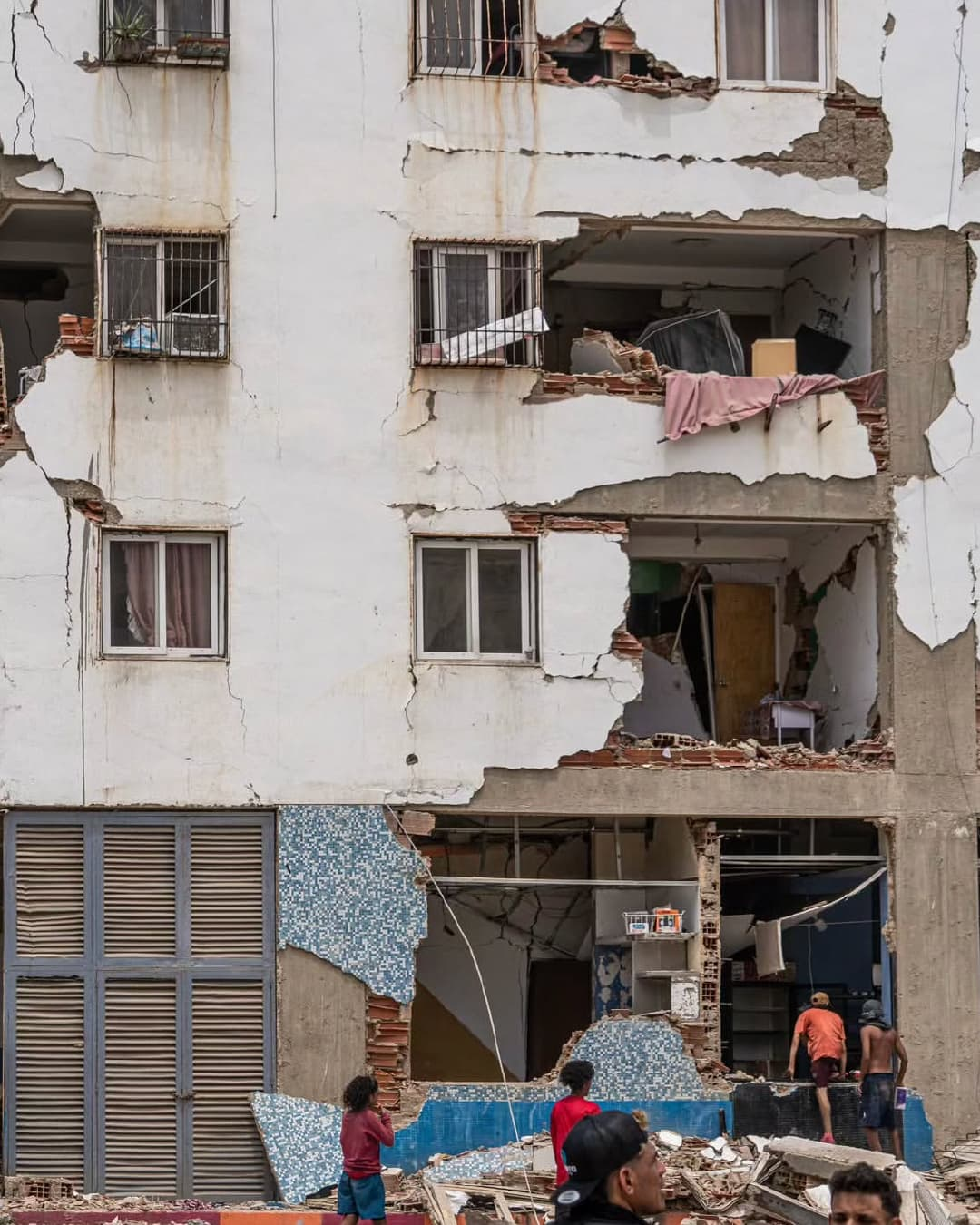 Daños en La Guaira tras el terremoto