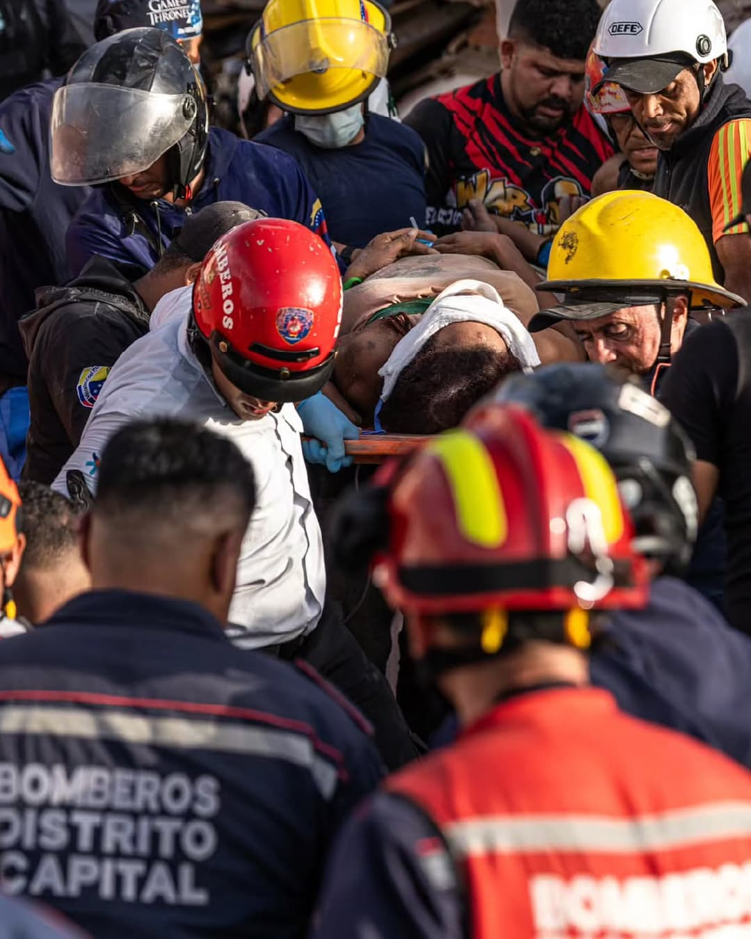 Daños del terremoto en Venezuela
